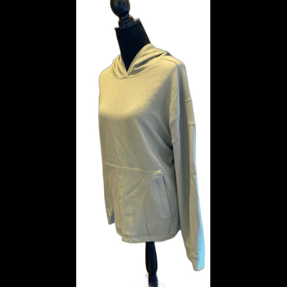 All in Motion Hoodie Jacket Pullover Textured Unisex  Size XL Sage Green - Picture 2 of 11